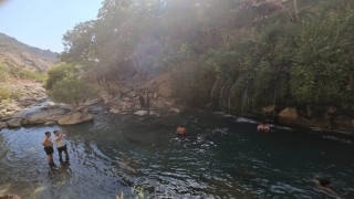 Hakkari Kaval Şelalesine yoğun ilgi
