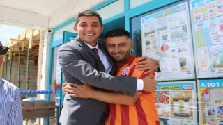 Hamur Kaymakamı Mahir, veda etti