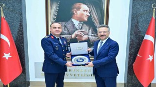 Hava Korgeneral Rafet Dalkırandan Vali Aksoya ziyaret
