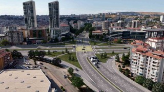 Hazardağlı Kavşağında çalışmalar ilerliyor