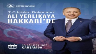İçişleri Bakanı Ali Yerlikaya Hakkaride