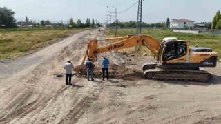 Iğdırda kanalizasyon altyapı çalışmaları devam ediyor