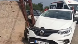 Iğdırda trafik kazası: 1 yaralı
