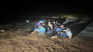 İHA tespit etti, 27 düzensiz göçmen yakalandı