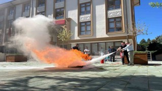 İl Müftülüğünde afet ve yangın farkındalık eğitimi