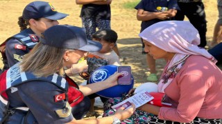 İncir hasadı yapan kadınlara KADES tanıtıldı