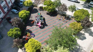 İnegölde çocuk parkları daha güvenli