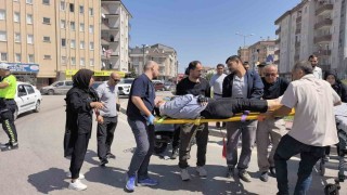 İnegölde motosiklet ile kamyonet çarpıştı