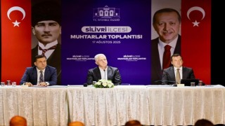 İstanbul Valisi Gül, Silivride muhtarlarla bir araya geldi