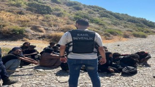 İzmirde 47 düzensiz göçmen yakalandı