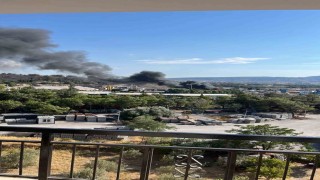 İzmirde katı atık merkezinde yangın paniği