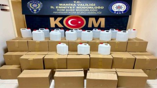 Kaçak içki operasyonunda 1 tonun üzerinde etil alkol ele geçirildi