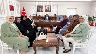 Kadın Kollarından Kaymakam Dertlioğluna ziyaret
