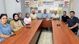 Kadirli Kaymakamı Dolu’dan Cebelibereket Gazeteciler Cemiyetine Ziyaret