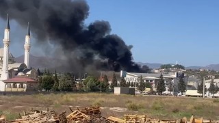 Kahramanmaraşta fabrika yangını