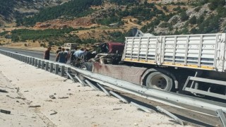 Kahramanmaraşta tır kazası: 1 ağır yaralı