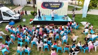 Kandırada çocuklar doyasıya eğlendi