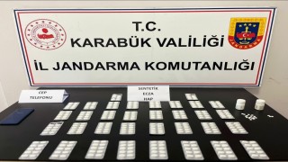 Karabükte 353 adet sentetik ecza hap ele geçirildi