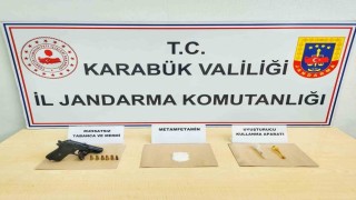 Karabükte uyuşturucu ve patlayıcı ele geçirildi