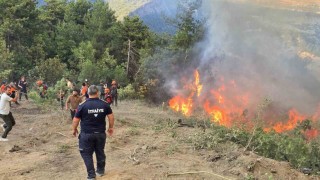 Karabükteki orman yangınını söndürme çalışmaları devam ediyor