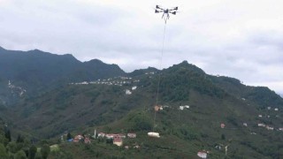 Karadenizli fındık üreticilerinin imdadına dron yetişti
