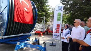 Karamanda çiftçilere makine desteği