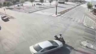 Karamanda kavşaktaki ölümlü kaza kamerada