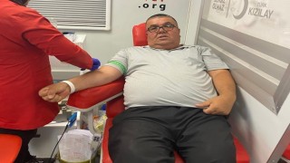 Karapınarda kan bağışına yoğun ilgi
