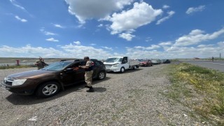 Karsta jandarmadan huzur ve güven uygulaması