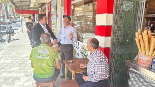 Kaymakam Evlice esnafla bir araya geldi