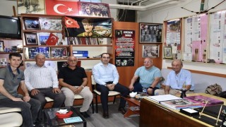 Kaymakam Özdemirden Şehit ve Gaziler Derneğine ziyaret