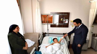Kaymakam Uğuzdan hastane ziyareti