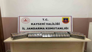 Kayseride 3 farklı tırdan 770 paket kaçak sigara ele geçirildi