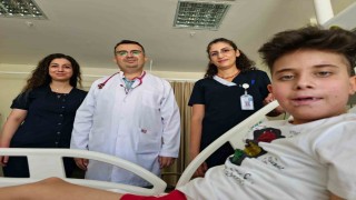 Kayseride kamyonun çarptığı çocuk, palyatif servisinde sevgiyle iyileşiyor