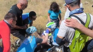 Kayseride yamaç paraşütçüsü havalanmaya çalışırken yuvarlanarak yaralandı