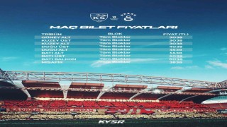 Kayserispor - Galatasaray maçı bilet fiyatları belli oldu