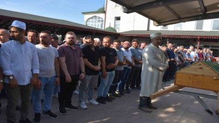 Kazada hayatını kaybeden motosiklet sürücüsü son yolculuğuna uğurlandı