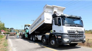 Kazımpaşa Caddesine 7 bin 500 ton sıcak asfalt