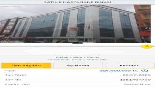 Kdz. Ereğli Anadolu Hastanesi binası satışa çıkarıldı