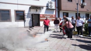 Keçiören Belediyesi personeline afet ve yangın eğitimi