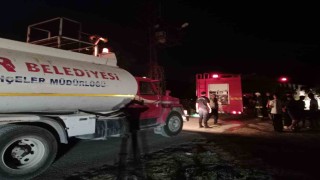 Kemerde trafo yangını