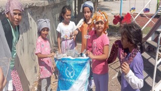 Kilisli çocuklardan örnek davranış