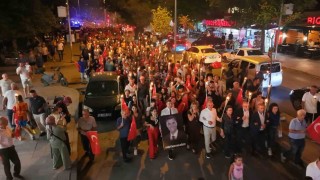 Kırıkkalede 30 Ağustos Zafer Bayramı dolayısıyla fener alayı düzenlendi