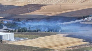 Kırklarelinde alan yangını nedeniyle otoyollar ulaşıma kapandı