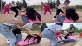 Kızlar arasında kavga kamerada: 16 yaşındaki şüpheli tutuklandı