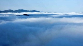 Kocadaz Tepesinde kartpostallık görüntüler oluştu