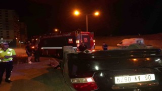 Kontrolden çıkan araç devrilip ters döndü: 1 yaralı