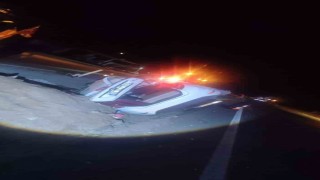 Kontrolden çıkan otomobil takla attı: 5 kişi yaralandı