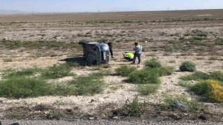 Kontrolden çıkan otomobil takla attı: 5 yaralı