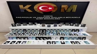 Konyada 2.5 milyon lira değerinde kaçak cep telefonu ele geçirildi